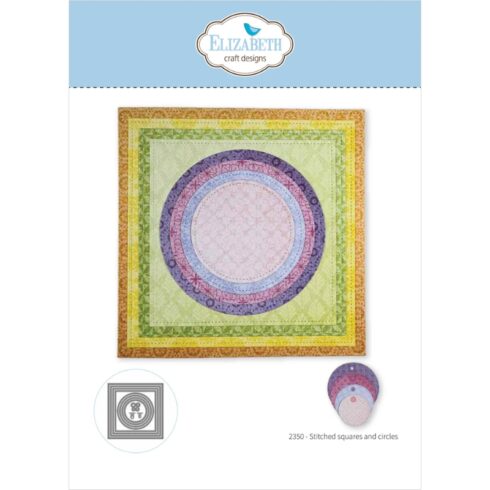 Elizabeth Craft Designs STITCHED SQUARED AND CIRCLES