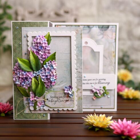 Elizabeth Craft Designs stanssi – PANICLE HYDRANGEA1