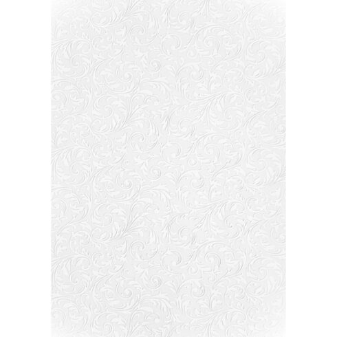 Embossed Paper White Kohokuviokartonki A4 250gsm (5kpl) (3)