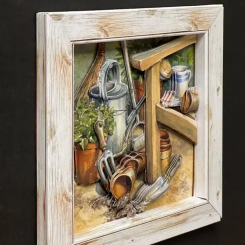 Katy Sue Designs Box Frames Rustic Wood Frame3