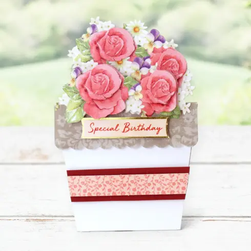 Katy Sue Designs Card Making Kit Flower Patch Pots Korttipakkaus2