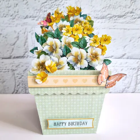 Katy Sue Designs Card Making Kit Flower Patch Pots Korttipakkaus3