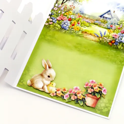Katy Sue Designs Card Making Kit Spring Garden Picket Fence Korttipakkaus5
