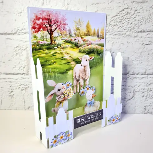 Katy Sue Designs Card Making Kit Spring Garden Picket Fence Korttipakkaus6