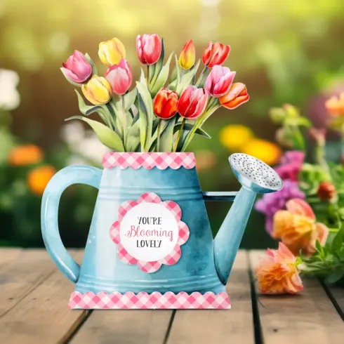 Katy Sue Designs Card Making Kit Watering Can Blossoms Blooms Korttipakkaus1