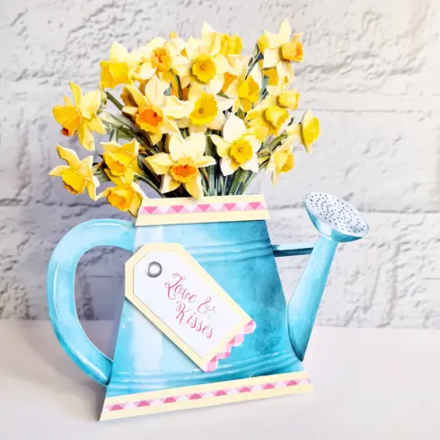Katy Sue Designs Card Making Kit Watering Can Blossoms Blooms Korttipakkaus10