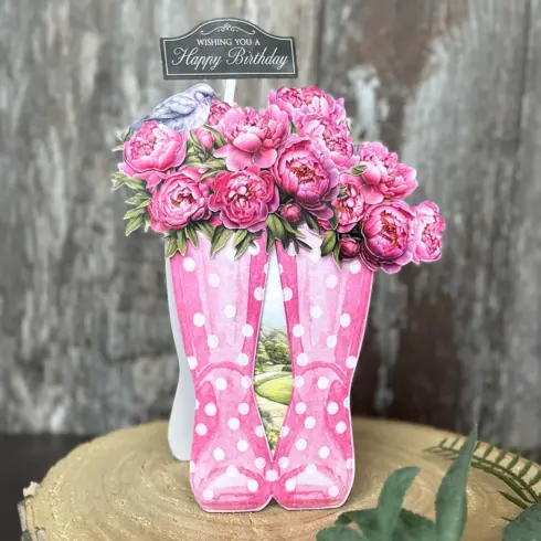 Katy Sue Designs Card Making Kit Wonderful Wellington Boots Korttipakkaus7 1