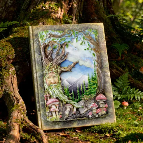 Katy Sue Designs Cosmic Shimmer – Enchanted Forest Scene Silicon Mould muotti3