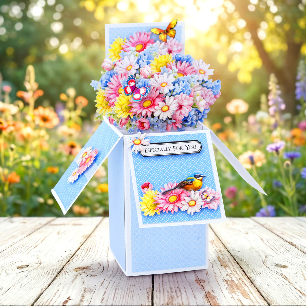 Katy Sue Designs Pop Up Card Making Kit – Blooming Box Bouquets Korttipakkaus (8 kpl) - Image 6