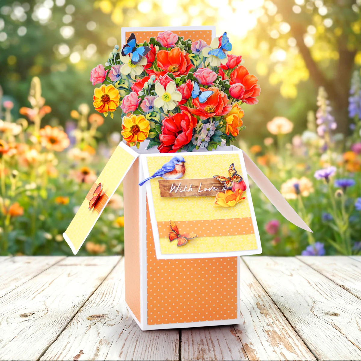 Katy Sue Designs Pop Up Card Making Kit – Blooming Box Bouquets Korttipakkaus (8 kpl) - Image 5