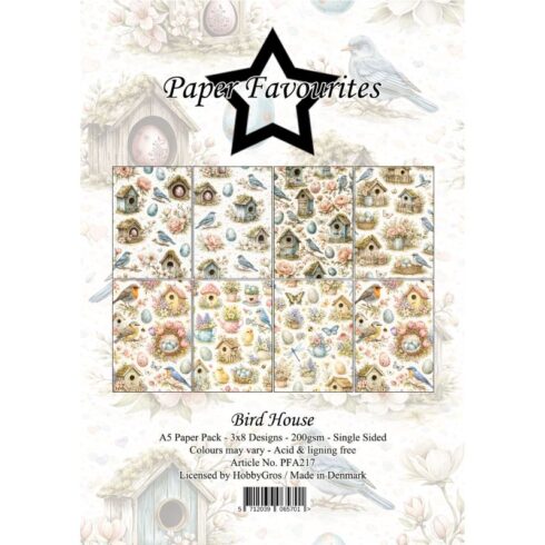 Paper Favourites – Bird House paperilajitelma A5