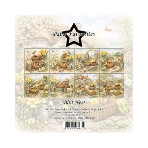 Paper Favourites – Bird Nest paperilajitelma 15 x 15 cm
