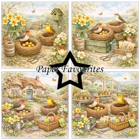 Paper Favourites Bird Nest paperilajitelma2