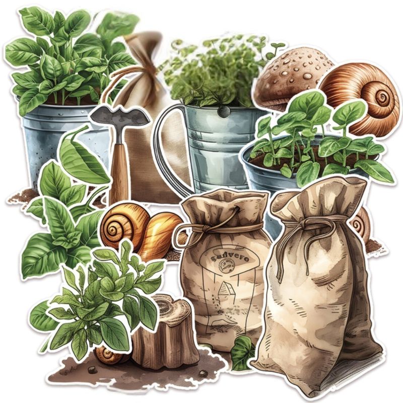 Paper Favourites Die-Cuts – In the Garden leikekuvat (31 kpl)
