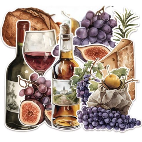 Paper Favourites Die-Cuts – Provence leikekuvat (21 kpl)
