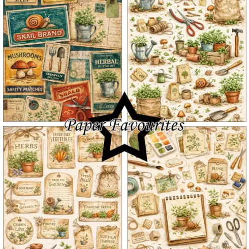 Paper Favourites In The Garden paperi
