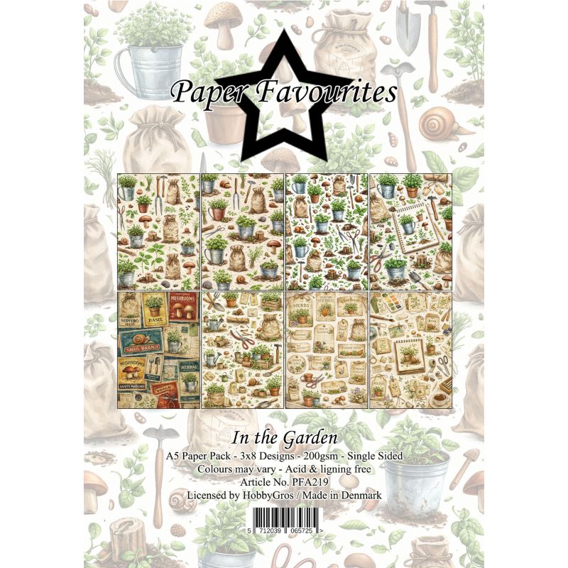 Paper Favourites – In the Garden paperilajitelma A5