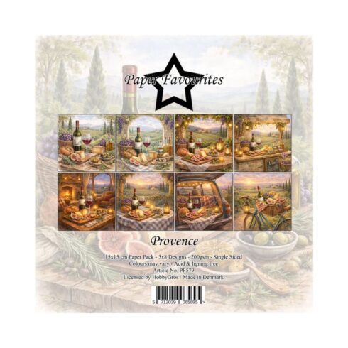 Paper Favourites – Provence paperilajitelma 15 x 15 cm