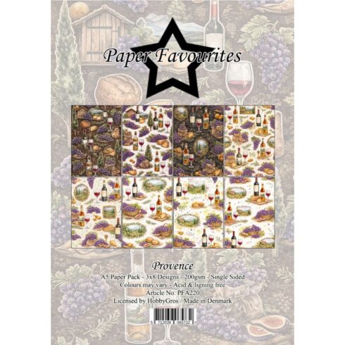 Paper Favourites – Provence paperilajitelma A5