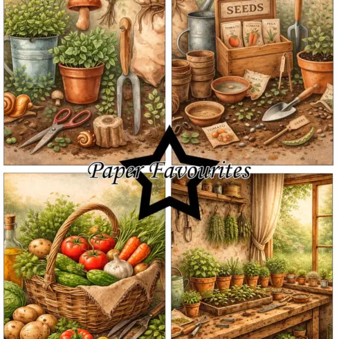Paper Favourites – In the Garden paperilajitelma A6