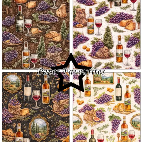 Paper Favourites – Provence paperilajitelma A5