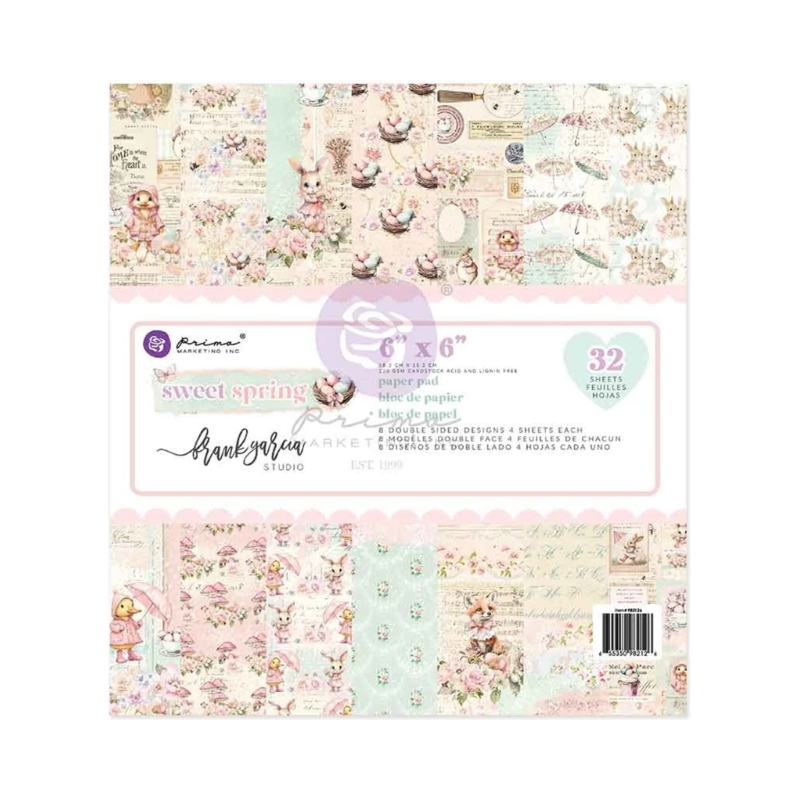 Prima Marketing – Sweet Spring paperilehtiö 15 x 15 cm