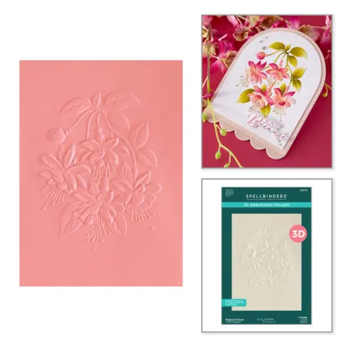 Spellbinders 3D kohokuviointikansio MAGICAL FUCHSIA