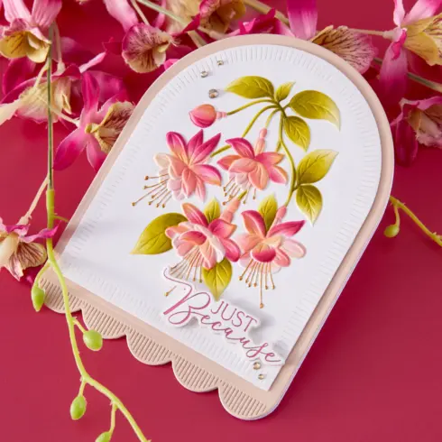 Spellbinders 3D kohokuviointikansio MAGICAL FUCHSIA1