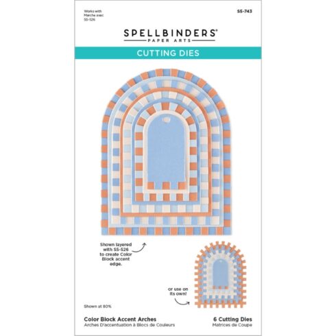 Spellbinders COLOR BLOCK ACCENT ARCHES