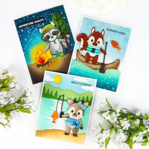Spellbinders stanssi Summer Camp TRIO1
