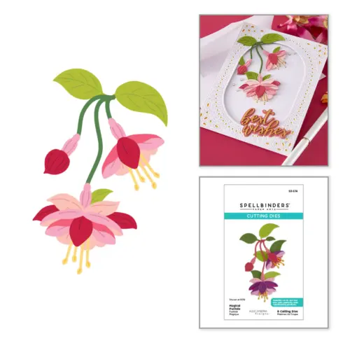 Spellbinders stanssi – MAGICAL FUCHSIA1