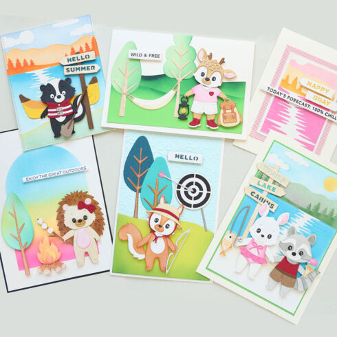 Spellbinders stanssi – Summer Camp TRAILSIDE TRI8