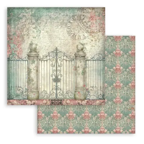 Stamperia Gardens of Time Backgrounds paperilajitelma3