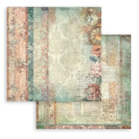 Stamperia Gardens of Time Backgrounds paperilajitelma4