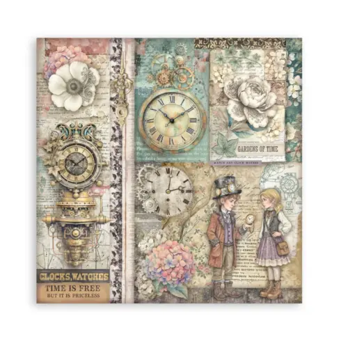 Stamperia Gardens of Time Maxi paperilajitelma12