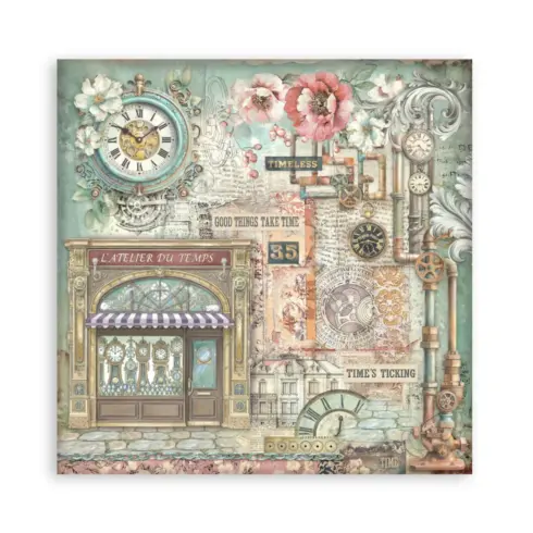 Stamperia Gardens of Time Maxi paperilajitelma13
