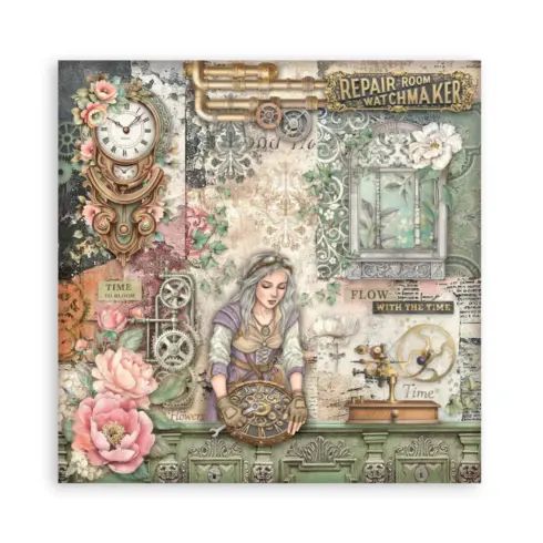 Stamperia Gardens of Time Maxi paperilajitelma14