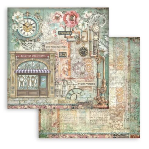 Stamperia Gardens of Time paperilajitelma 3