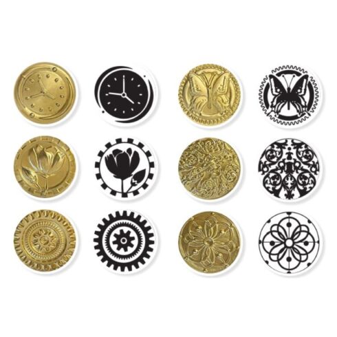 Stamperia – Wax Seal Stamp Set Gardens of Time sinettisetti (6 kpl)