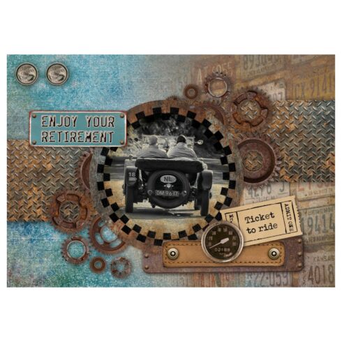 Studio Light Card Making Paper Pad Gearheads Workshop lehtio A4 3