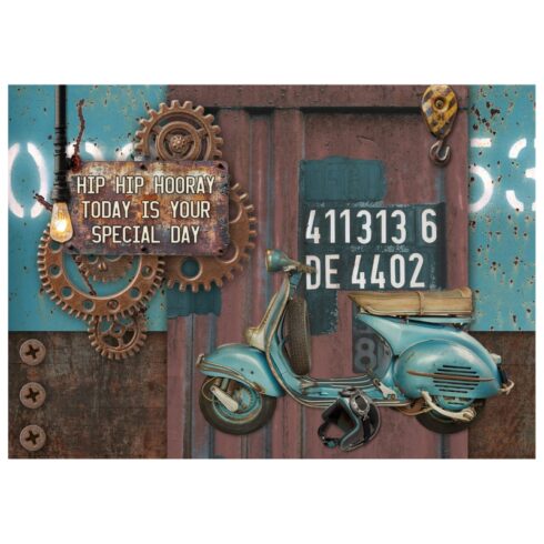 Studio Light Card Making Paper Pad Gearheads Workshop lehtio A4 5