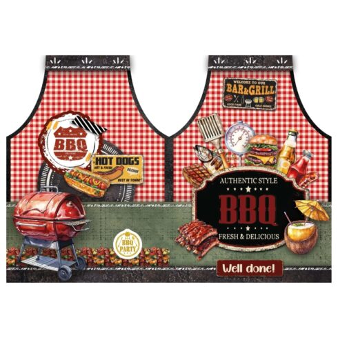 Studio Light Die Cut Designer Paper Pad BBQ Party lehtio A4 11