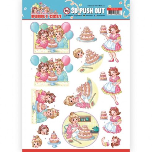 Yvonne Creations 3D-arkki – Bubbly Girls Baking