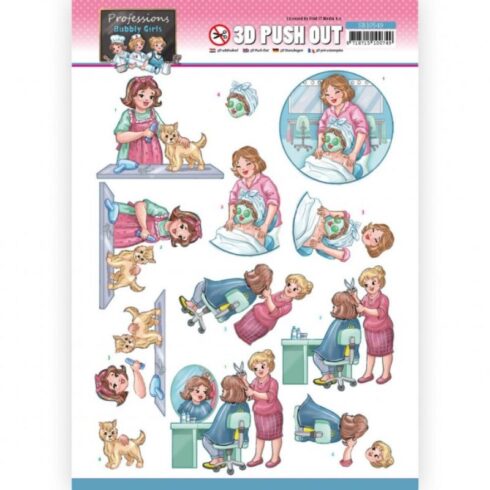 Yvonne Creations 3D-arkki – Bubbly Girls Beautician