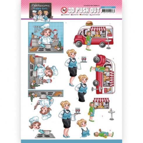 Yvonne Creations 3D-arkki – Bubbly Girls Catering