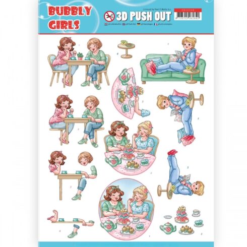 Yvonne Creations 3D-arkki – Bubbly Girls Me Times
