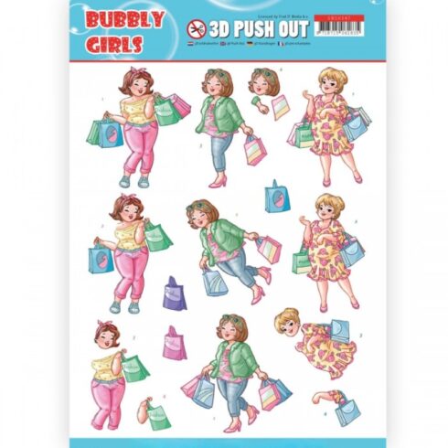 Yvonne Creations 3D-arkki – Bubbly Girls Shopping