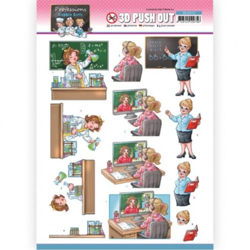 Yvonne Creations 3D-arkki – Bubbly Girls Teacher