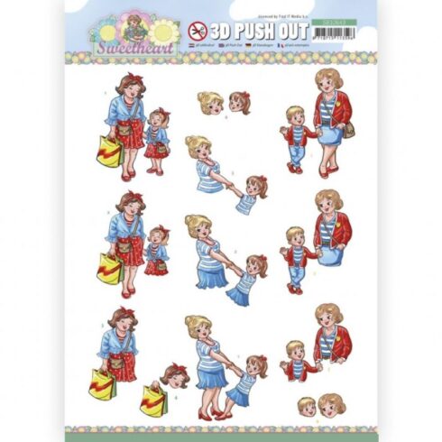 Yvonne Creations 3D-arkki – Sweetheart Mother and Child