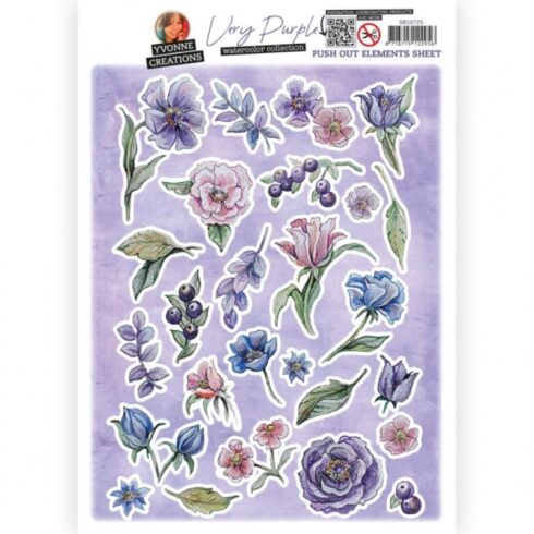 Yvonne Creations Very Purple Small Elements leikekuvat (26 kpl)